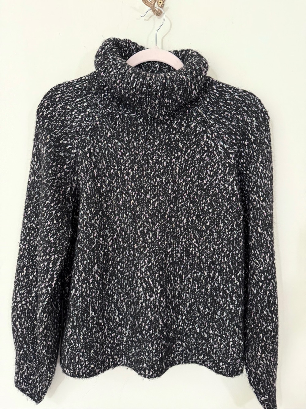 Black Iridescent London Oliver Bonas Turtleneck